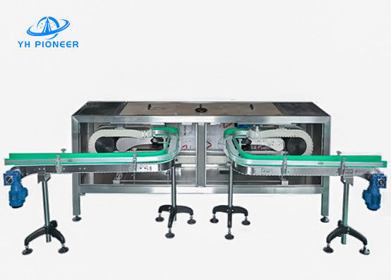 İyi bir fiyat. Paslanmaz Çelik Otomatik Şişe Taşıyıcı Sistemleri Zincir Kemeri Rol Taşıyıcı Makinesi çevrimiçi