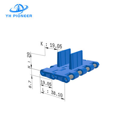 İyi bir fiyat. Gıda ve Farmasötik Endüstrilerinde Sağlık Taşımacılığı için Uçuşlarla Temizlenmesi Kolay Modüler Kemer çevrimiçi