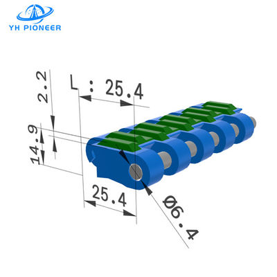 İyi bir fiyat. Düşük gürültü ve şok emici taşıma için kauçuk yüzeyli dayanıklı PP modüler kemer çevrimiçi