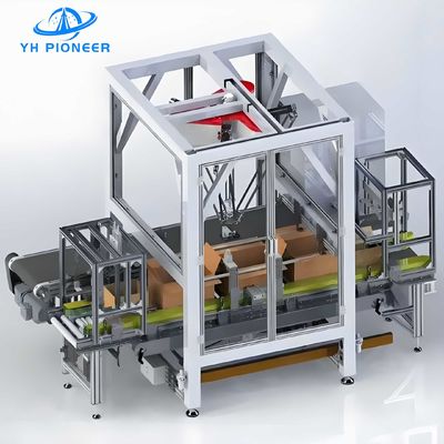 İyi bir fiyat. 3.0KW Robot Yumuşak Çanta Çanta Paketleyici, Çanta Çanta Paketleme Makinesi 10-20karton/dakikada çevrimiçi