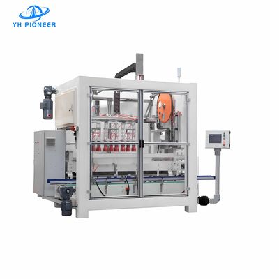 İyi bir fiyat. 21-28 karton / dakikalık hız ve güvenilir ambalaj için 4.5KW güç ile verimli şişe karton paketleme makinesi çevrimiçi