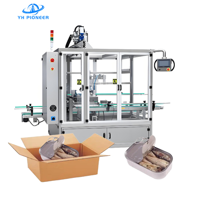 İyi bir fiyat. Cam ve PET Teneke ve Torba Ürünleri için Çeşitli Ambalaj İhtiyaçları için Ton Balığı Konservesi Kutu Paketleme Makinesi çevrimiçi