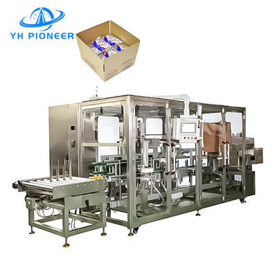 İyi bir fiyat. Özel Çanta Karton Paketleme Makinesi, Paslanmaz Çelik Karton Kasa Paketleme Makinesi 5.5KW çevrimiçi