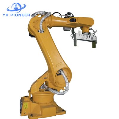 İyi bir fiyat. Çelik Çerçeve Otomatik Pelletizing Sistemleri Robotik Pelletizer Ağır Görevli 180kg Faydalı Yük çevrimiçi