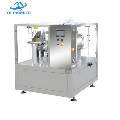İyi bir fiyat. 3KW Esnek Döner Torba Besleme Paketleme Makinesi 65-400mm Torba Uzunluğu çevrimiçi