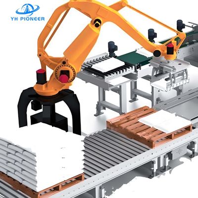 Yüksek Kapasiteli 200-300 Torba/Saat özelleştirilebilir Katmanlı Çanta Pelletizasyon Sistemleri 1800mm'ye kadar yığılır