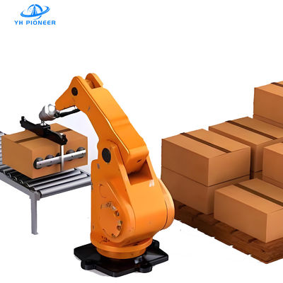 İyi bir fiyat. Yüksek hassasiyetli robot paletleme sistemi, verimli paletleme için 3150 mm kol aralığı ve ± 0.4 mm tekrarlanan konumlandırma doğruluğu ile çevrimiçi