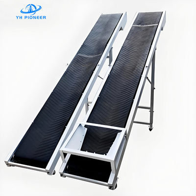 İyi bir fiyat. 50CM/60CM/80CM genişlik seçenekleri ile yüksek kapasiteli eğimli bant taşıyıcı verimli malzeme işleme için özelleştirilebilir uzunluk çevrimiçi