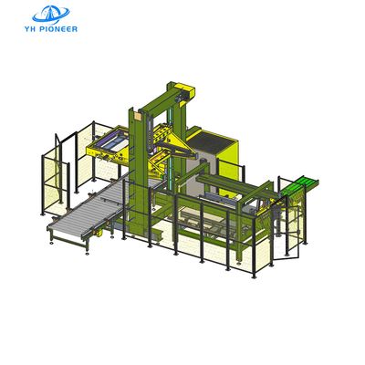 İyi bir fiyat. Kompak Depo Çözümleri için Karbon Çelik Çerçevesiyle Sabit ve Alan Tasarruf Eden Gantry Palletizing Makinesi çevrimiçi