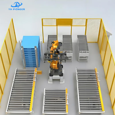 İyi bir fiyat. Sabit ve Güvenilir Çanta Palletizer Makine, hassas Palletizing için ±0.15mm Tekrarlanabilirliği çevrimiçi