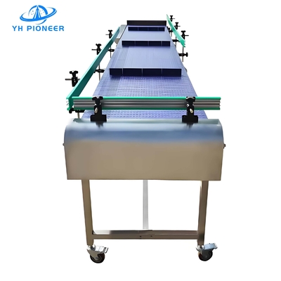 İyi bir fiyat. Düzenlenebilir Hız Flat Top Modüler Kemer Taşıyıcı SS304 Karbon Çelik Kaplama Çerçeve çevrimiçi